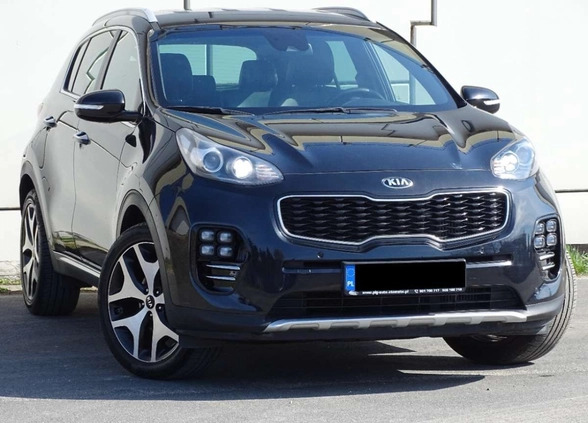 Kia Sportage cena 74500 przebieg: 158000, rok produkcji 2016 z Czempiń małe 254